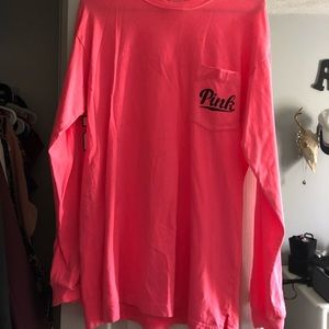 PINK long sleeve shirt size S